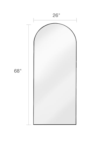 Full Length Black Mirror for Bedroom and Living Room