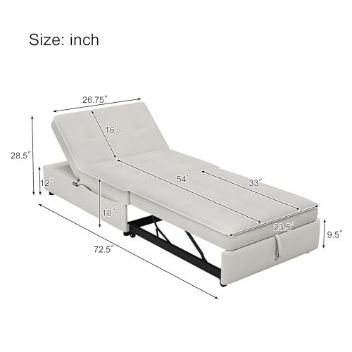 CDT MEDIA Fairy Sofabed for Kids