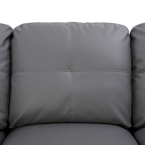 CDT MEDIA Dark Grey Right Chaise Sectional