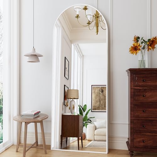 Arched Floor Mirror for Elegant Bedroom Decor