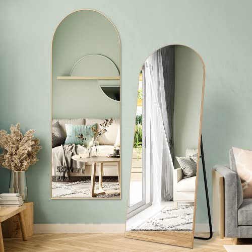 Full-length Wooden Mirror for Bedroom, Bathroom, or Living Room - 64 x 21