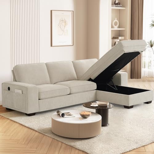 Modern L Shaped Convertible Sectional Sofa Couch for Living Room