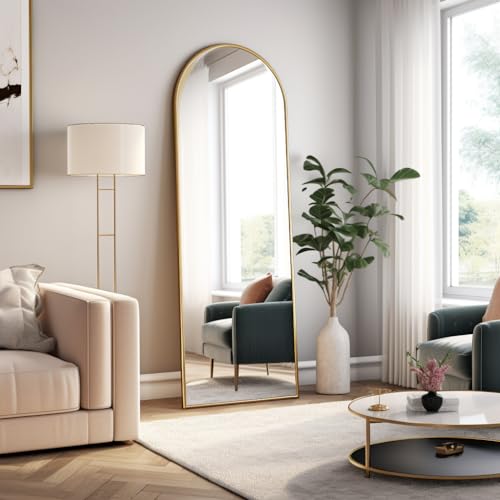 Narcissus Full-Length Gold Frame Mirror, Ideal for Dressing Rooms