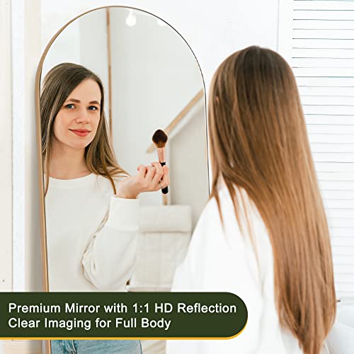 Full-length Wooden Mirror for Bedroom, Bathroom, or Living Room - 64 x 21