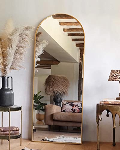 Full Length Gold Mirror for Bedroom, Living Room, or Cloakroom