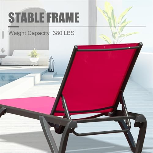 Naki-PFS-00042-LWJ Conversation Set, Rose Red for outdoor furniture shoppers