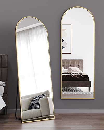 Gold Full Length Mirror for Bedroom and Living Room