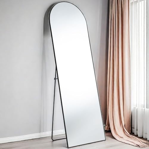 Body Mirror with Stand, 59X16 Full Length Floor Mirror for Bedroom and Living Room