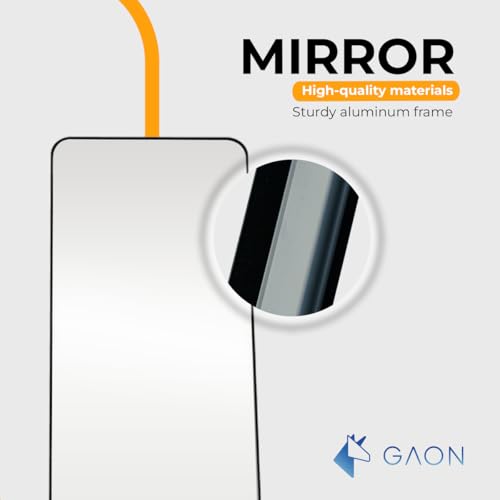 Full Length Black Mirror for Bedroom or Dressing Room