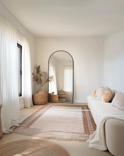 76x34 Arched Full Body Mirror for Bedroom and Living Room