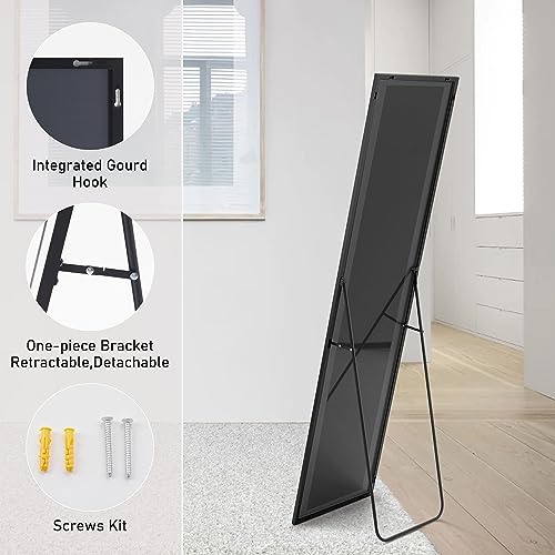 Full-Length Floor Mirror for Bedroom and Cloakroom