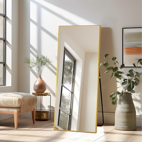 Elegant Full-Length Standing Mirror for Bedroom and Living Room