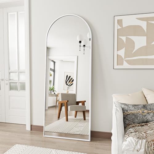 56x20 Arched Full Length Mirror for Bedroom or Living Room