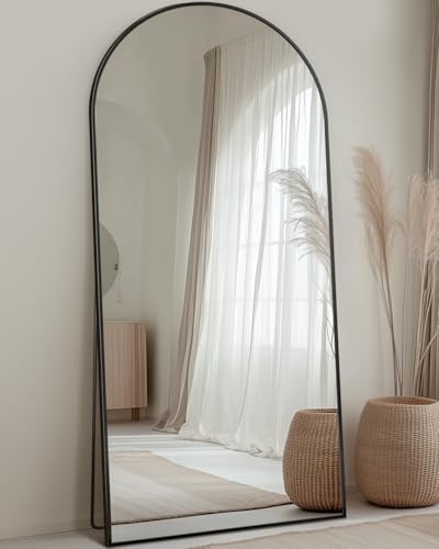 76x34 Arched Full Body Mirror for Bedroom and Living Room