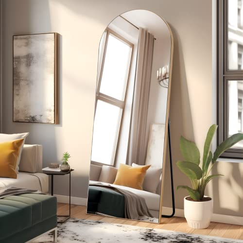 Full-length Wooden Mirror for Bedroom, Bathroom, or Living Room - 64 x 21