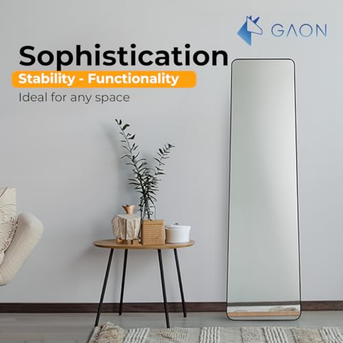 Full Length Black Mirror for Bedroom or Dressing Room