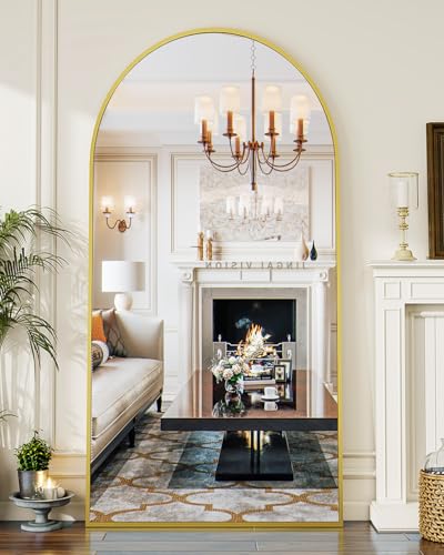 Gold Full Length Mirror for Living Room and Bedroom