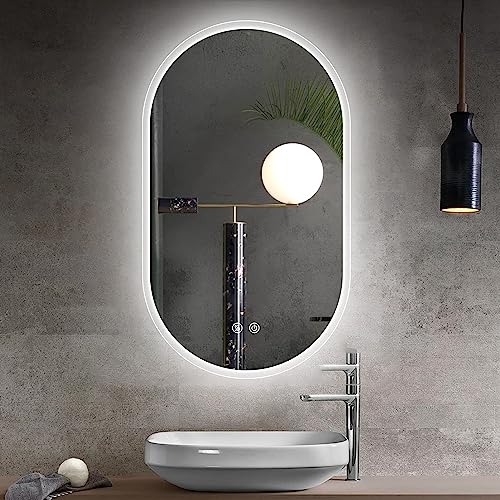 40x24 Inch LED Bathroom Vanity Mirror with Lights