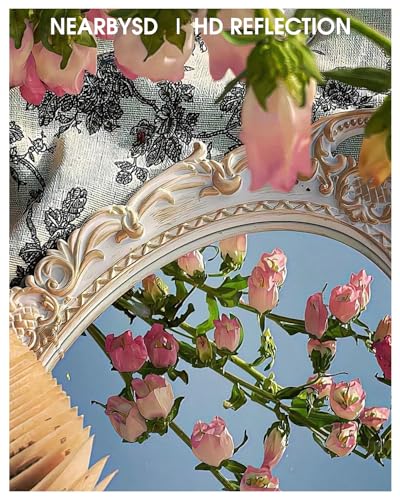 Black Arched Full Length Mirror for Bedroom or Dressing Room
