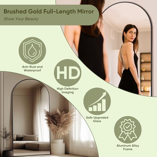 Oversized Full Length Mirror for Bedroom and Cloakroom, 81x41
