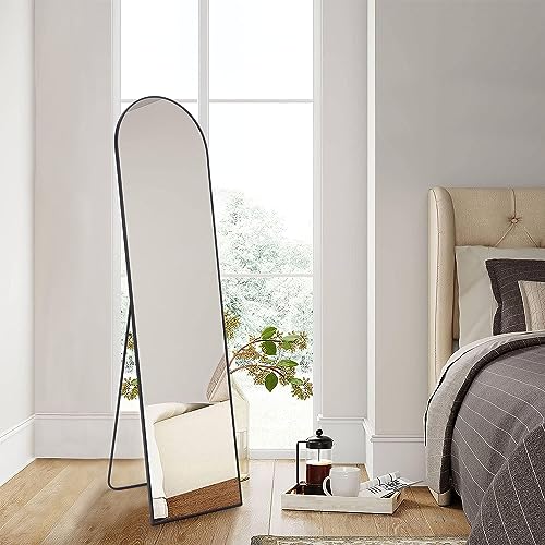 Full-Length Body Mirror with Stand for Bedroom and Living Room
