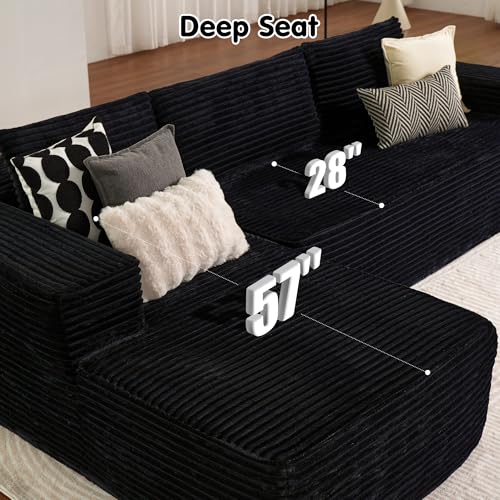 Modern Modular L-Shape Sectional Couch for Living Room Bedroom
