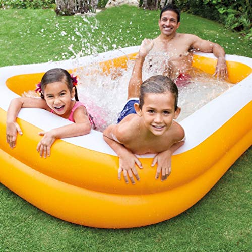 Intex Swim Center Inflatable Family Pool: 159 Gallon Capacity - 90 x 60 x 19 - May Vary in Color