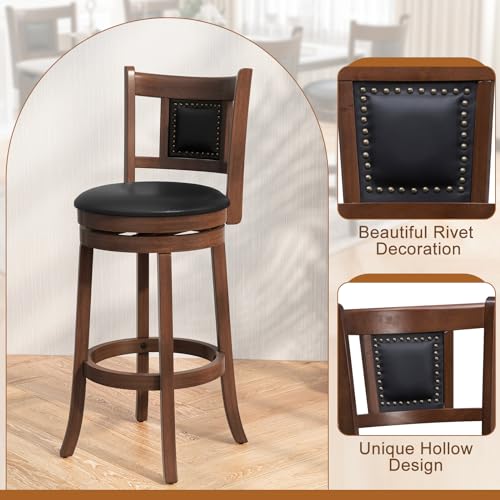 CDT MEDIA Ergonomic Bar Stools Set of 2