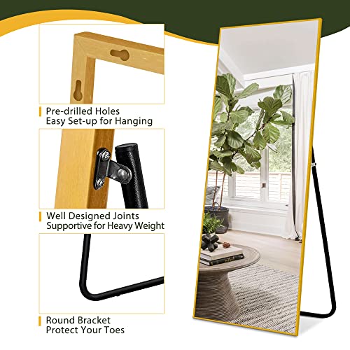 60 x 20 Full Length Mirror for Bedroom/Living Room/Dorm Room - Gold