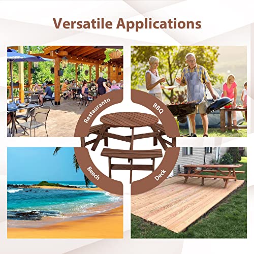 4-Piece Patio Outdoor Dining Set for Outdoor and Indoor Use