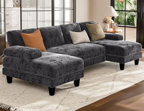 Large U-Shaped Sectional Sofa for Living Room