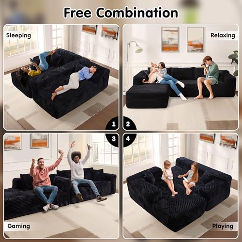 Modern Modular L-Shape Sectional Couch